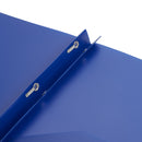 Plastic Two Pocket Folders with Prongs, Assorted Colors, 30 Pack Folders Blue Summit Supplies