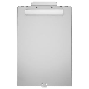Aluminum Storage Clipboard, 1 Compartment, Large Clip Clipboards Blue Summit Supplies