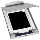 Aluminum Storage Clipboard, 1 Compartment, Large Clip Clipboards Blue Summit Supplies