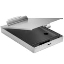 Aluminum Storage Clipboard, 2 Compartments, Large Clip Clipboards Blue Summit Supplies