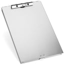 Aluminum Storage Clipboard, 1 Compartment, Small Clip Clipboards Blue Summit Supplies