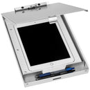 Aluminum Storage Clipboard, 1 Compartment, Small Clip Clipboards Blue Summit Supplies