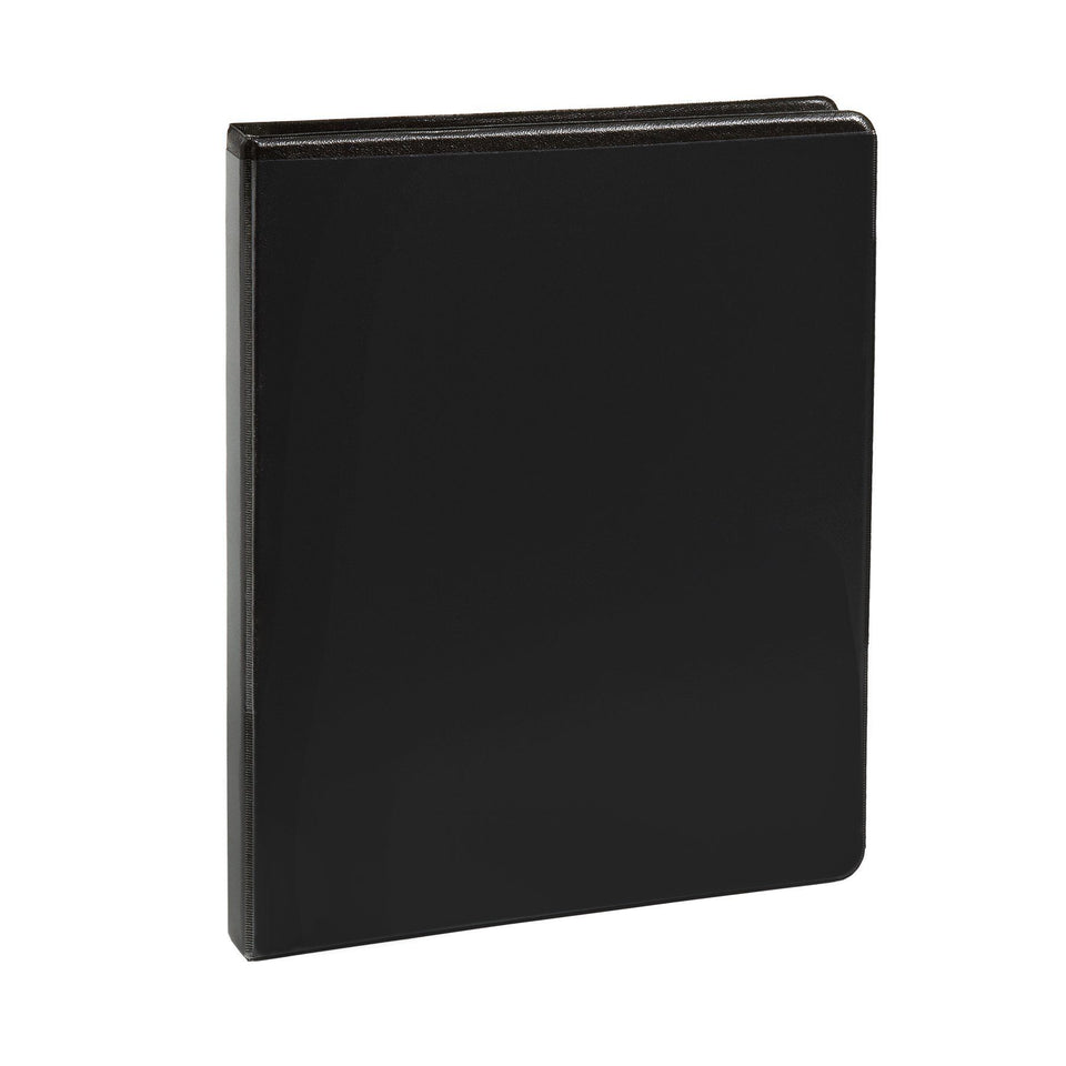 1/2" 3-Ring Economy Binders, Black, 10 Pack binders Blue Summit Supplies