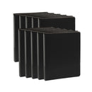 1/2" 3-Ring Economy Binders, Black, 10 Pack binders Blue Summit Supplies 