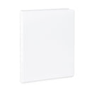 1/2" 3-Ring Economy Binders, White, 10 Pack binders Blue Summit Supplies