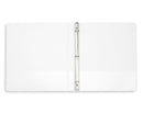 1/2" 3-Ring Economy Binders, White, 10 Pack binders Blue Summit Supplies