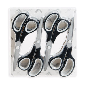 Titanium Scissors, Black, 12 Pack Scissors Blue Summit Supplies