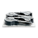 Titanium Scissors, Black, 12 Pack Scissors Blue Summit Supplies