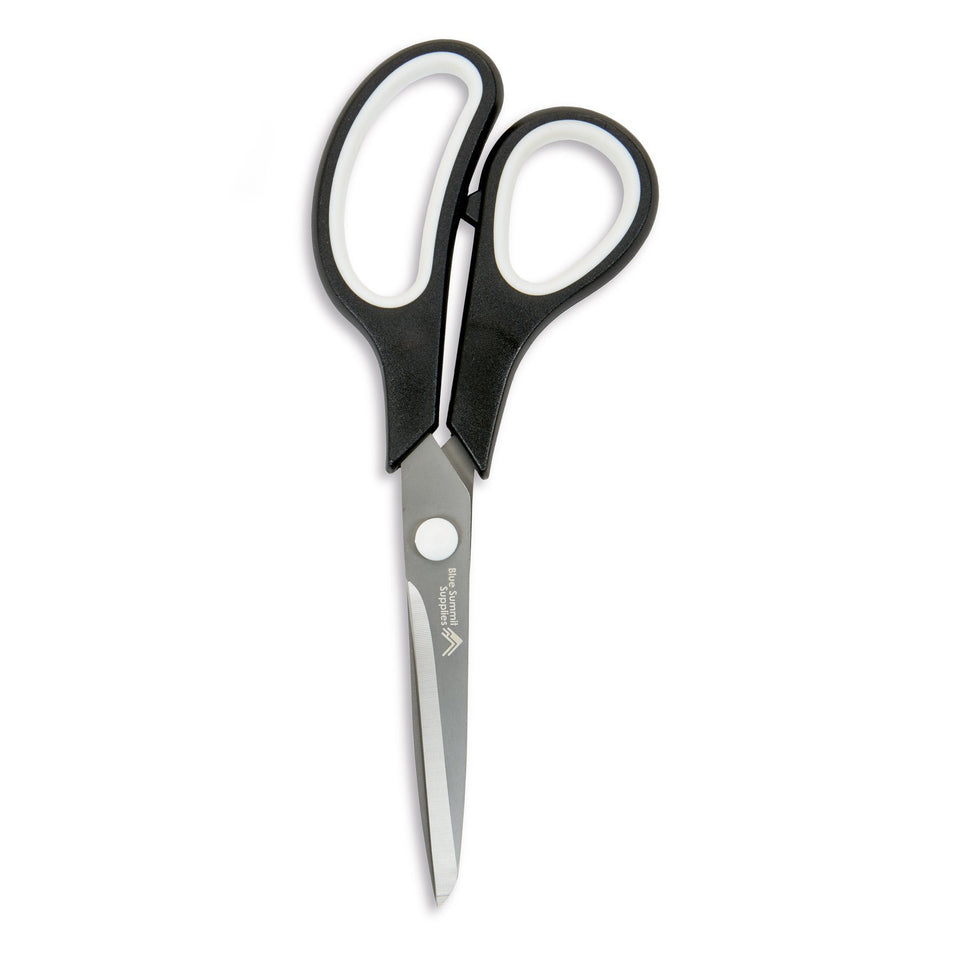 Titanium Scissors, Black, 12 Pack Scissors Blue Summit Supplies