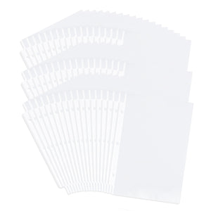 Mini Sheet Protectors, 3 Hole, 200 Pack Sheet Protector Blue Summit Supplies