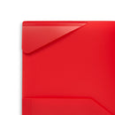 Plastic Two-Pocket Folders with Reinforced Corners, Assorted Bold Colors, 12 Pack Folders Blue Summit Supplies