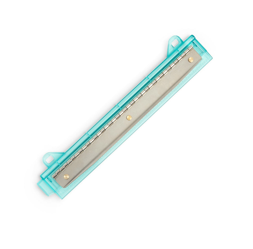 Rulers with 3 Hole Punch for Binder, 3 Pack 3 Hole Punch Blue Summit Supplies