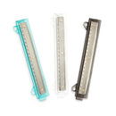Rulers with 3 Hole Punch for Binder, 3 Pack 3 Hole Punch Blue Summit Supplies