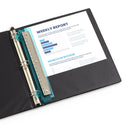 Rulers with 3 Hole Punch for Binder, 3 Pack 3 Hole Punch Blue Summit Supplies
