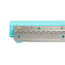 Rulers with 3 Hole Punch for Binder, 3 Pack 3 Hole Punch Blue Summit Supplies