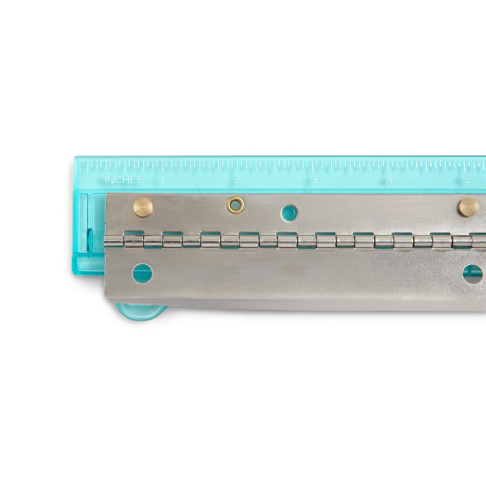 Rulers with 3 Hole Punch for Binder, 3 Pack 3 Hole Punch Blue Summit Supplies
