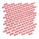 Pink Erasers, 100 Pack Accessories Blue Summit Supplies