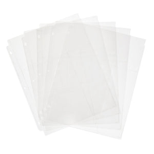 Clear Plastic Trading Card Sleeves, 100 Pack Trading Card Sleeves Blue Summit Supplies