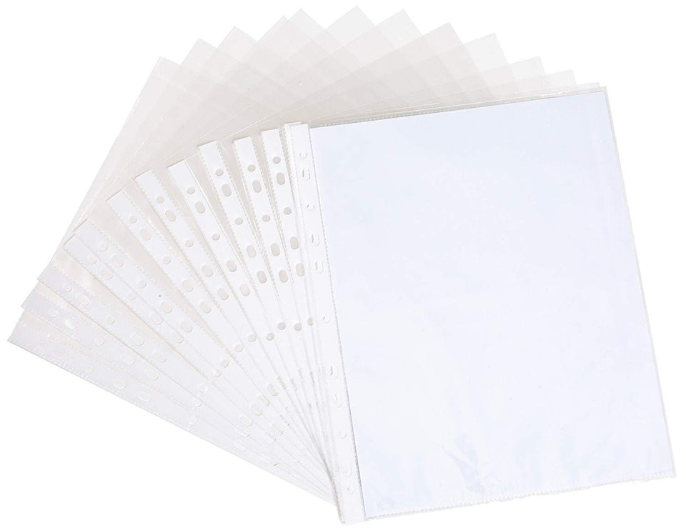 Sheet Protectors, Ultra Lightweight, 11 Hole, 400 Pack Sheet Protector Blue Summit Supplies