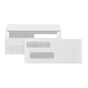 #8 Double Window Security Check Envelopes for QuickBooks, Flip and Seal, 500 Count Envelopes Blue Summit Supplies