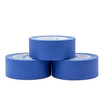 3 Pack 1.88 inch Blue Painters Tape, Medium Adhesive That Sticks Well But Leaves No Residue Behind, 60 Yards Length, 3 Rolls, 180 Total Yards