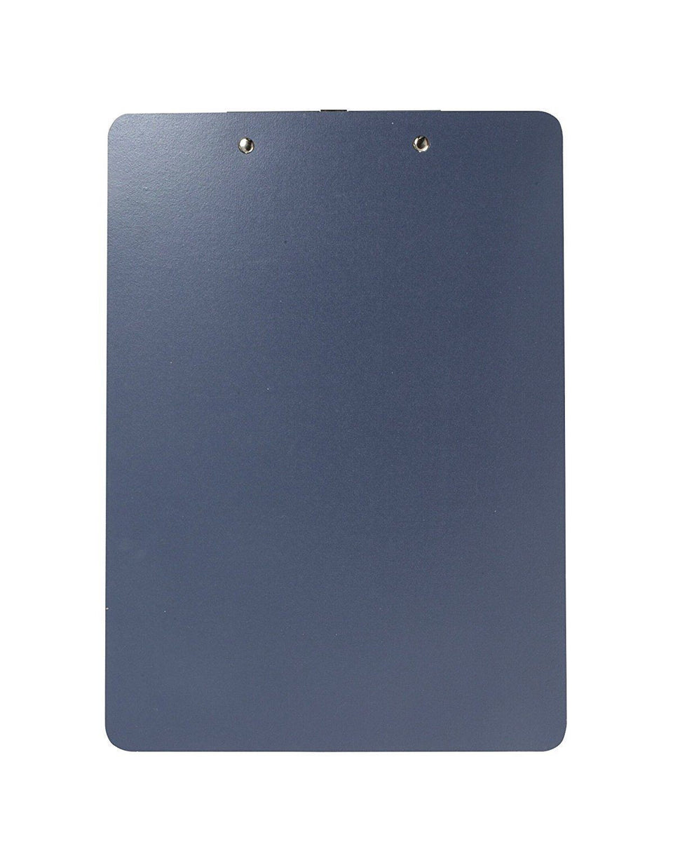 Whiteboard Clipboards, Low Profile Clip, 6 Pack Clipboards Blue Summit Supplies