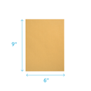 Catalog Envelopes, 6" x 9", Kraft Paper, 100 Count Envelopes Blue Summit Supplies