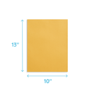Large Clasp Envelopes, 10” x 13”, Kraft Paper, 100 Pack Envelopes Blue Summit Supplies