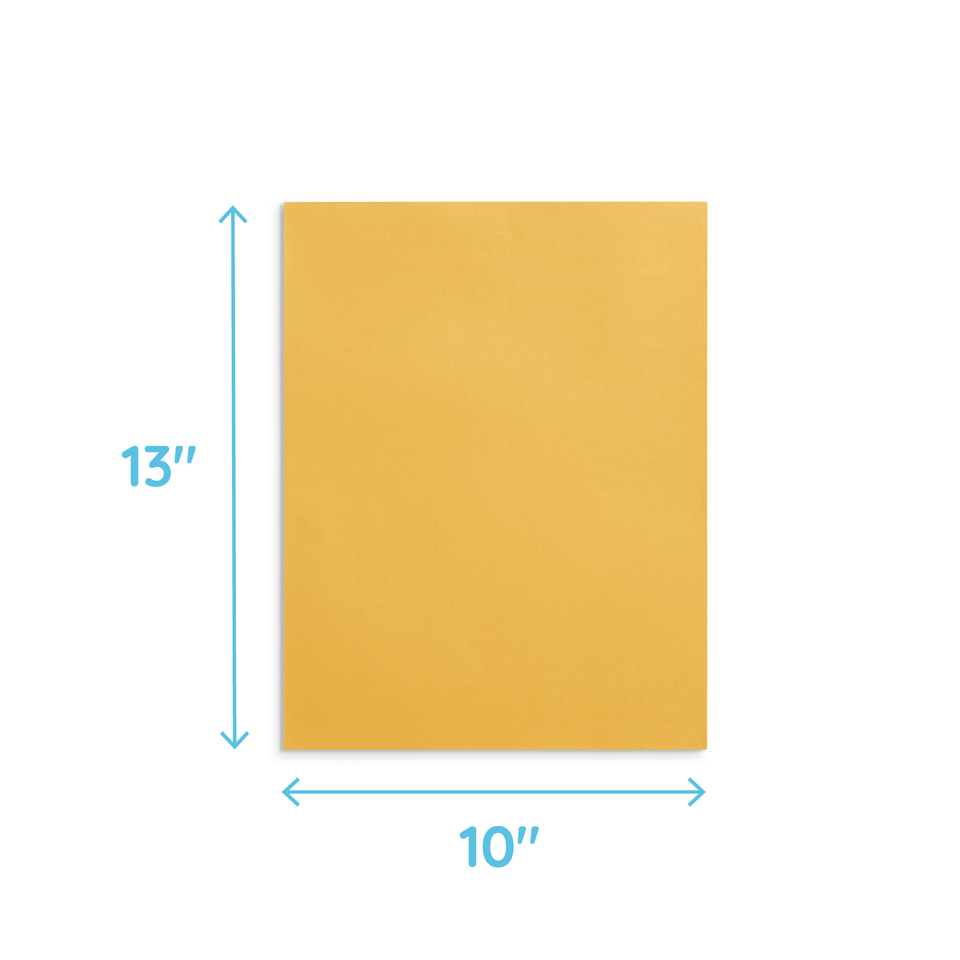 Large Clasp Envelopes, 10” x 13”, Kraft Paper, 100 Pack Envelopes Blue Summit Supplies