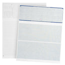 Blank Check Stock, Perforated, 500 Sheets Business Forms Blue Summit Supplies