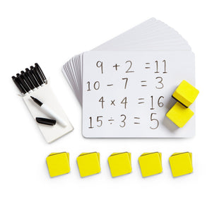 Dry Erase Lapboards with Accessories, 9" x 12", 30 Pack WhiteBoard Blue Summit Supplies