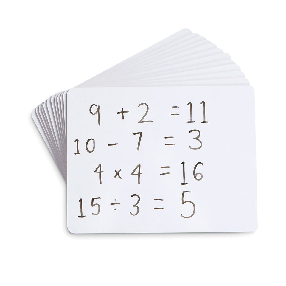 Dry Erase Lapboards, 9" x 12" Inch, 30 Count WhiteBoard Blue Summit Supplies