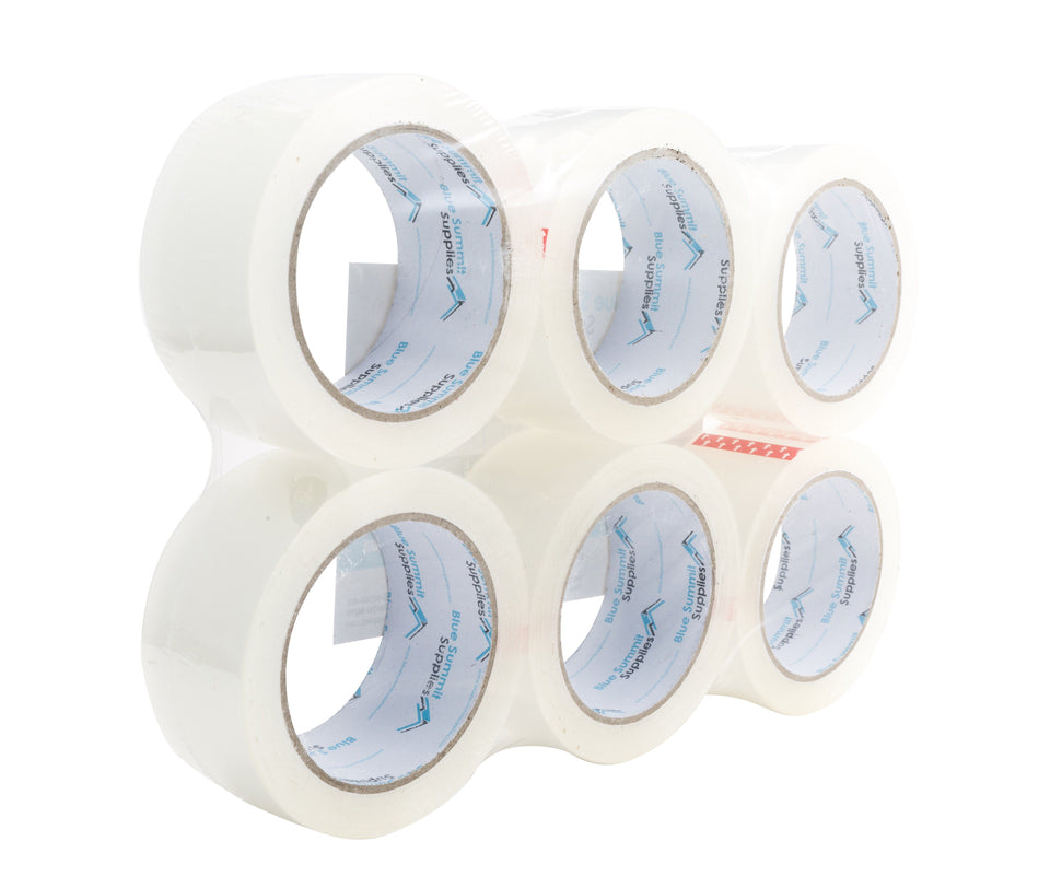 Heavy Duty Packaging Tape, 6 Pack Tape Blue Summit Supplies