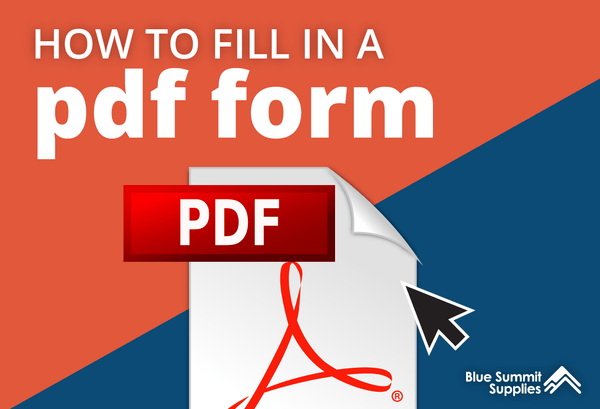 How to Fill in a PDF Form