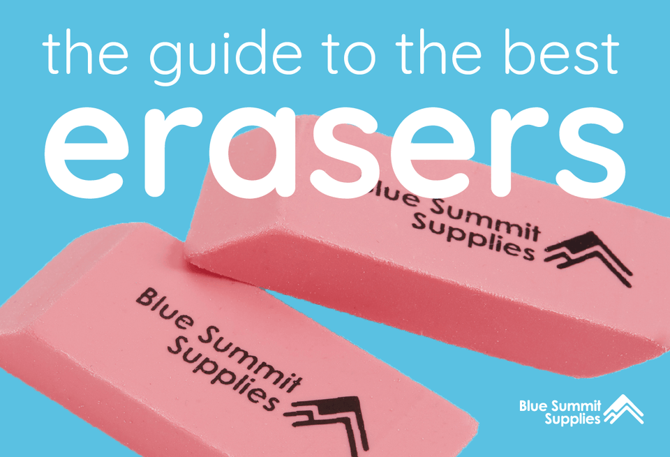 Best Erasers Guide: Vinyl, Ink, Colored Pencil, Pink Bevel Erasers, an
