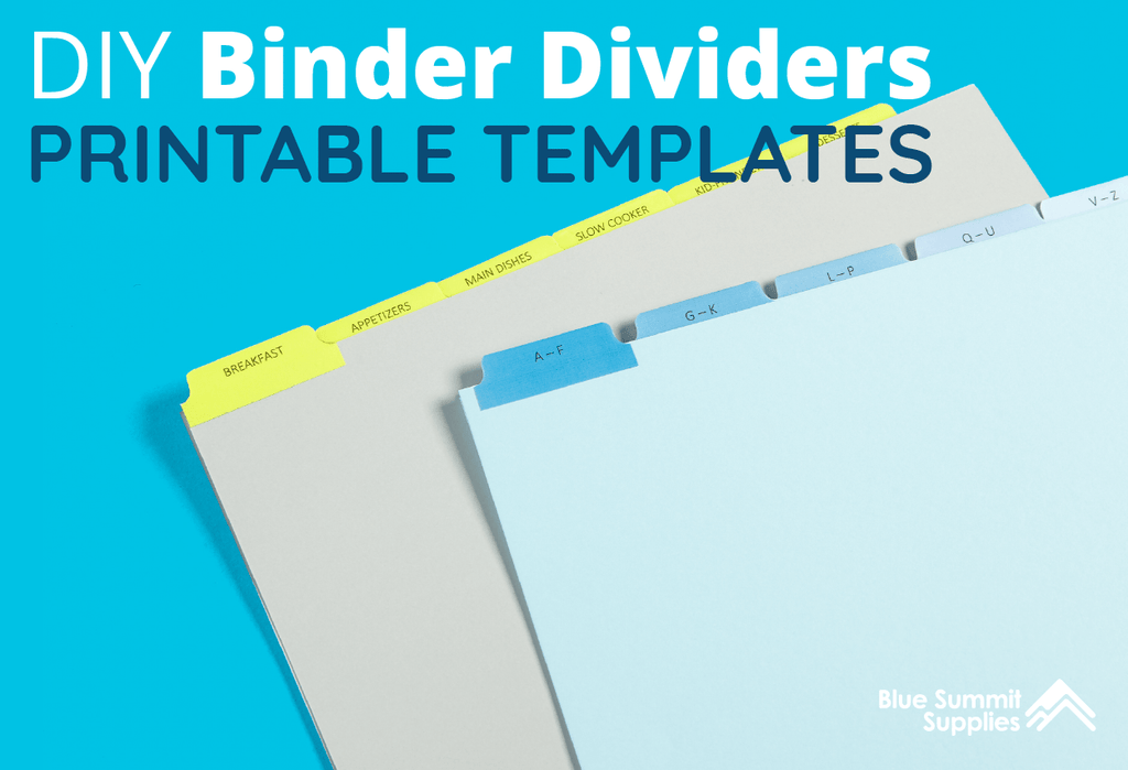 Free Printable Dividers For Binders Free Printable Dividers For Binders