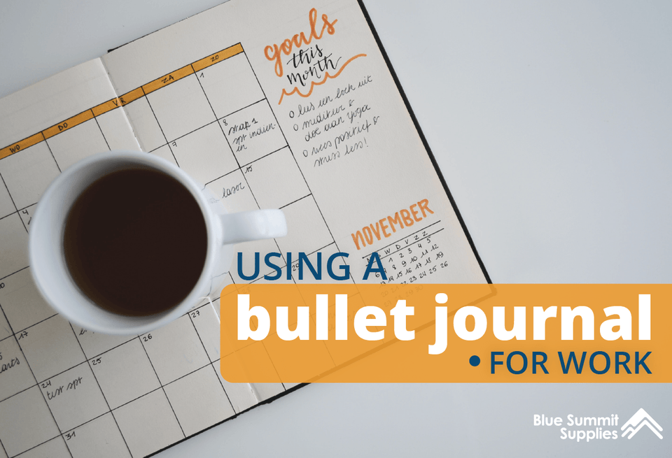 Using a Bullet Journal for Work and Other Agile Organization Resources
