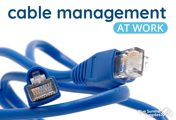 Desk Cable Management at Work