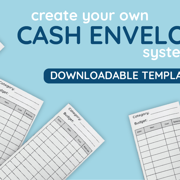 create-your-own-cash-envelope-system-template-included for Free Printable Cash Envelope Template Pdf Create Your Own Cash Envelope System: Template Included for Free Printable Cash Envelope Template Pdf