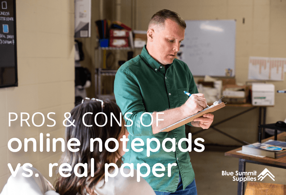 The Pros and Cons of Online Notepads vs. Real Paper