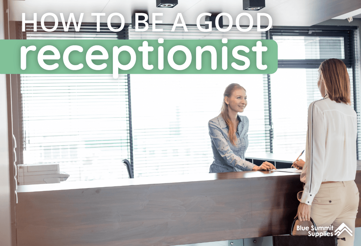 First Receptionist How to Be a Good Receptionist: Tips and Tricks