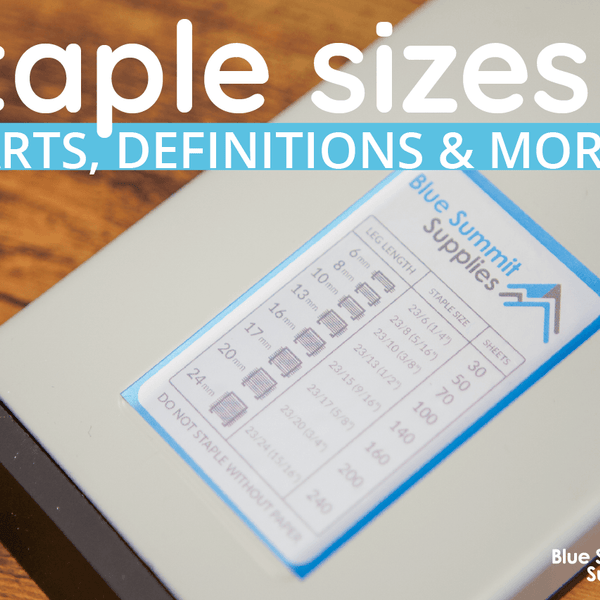 Staple sizes shop for staple guns