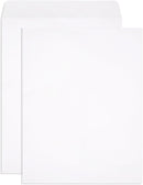 9x12 catalog envelope, windowless, no tint, center seam, gummed, 28lb white wove, 250 pack