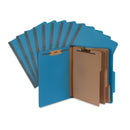 Blue Summit Supplies Classification Folder, Letter Size, Dark Blue, 3-Divider, 10 Pack Blue Summit Supplies 