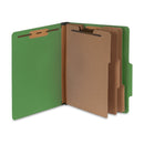 Blue Summit Supplies Classification Folder, Letter Size, Green, 3-Divider, 10 Pack Blue Summit Supplies 