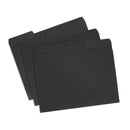 Blue Summit Supplies 1/3 Tab File Folder, Letter Size, Black, 100 Pack Blue Summit Supplies 