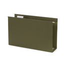 Blue Summit Supplies 25 Legal Hanging File Folders, LEGAL SIZE, 3" Expansion, Includes 1/5 Cut Tab Inserts, Standard Green, Expanding Hanging Files with Extra Capacity, 25 Pack Blue Summit Supplies 