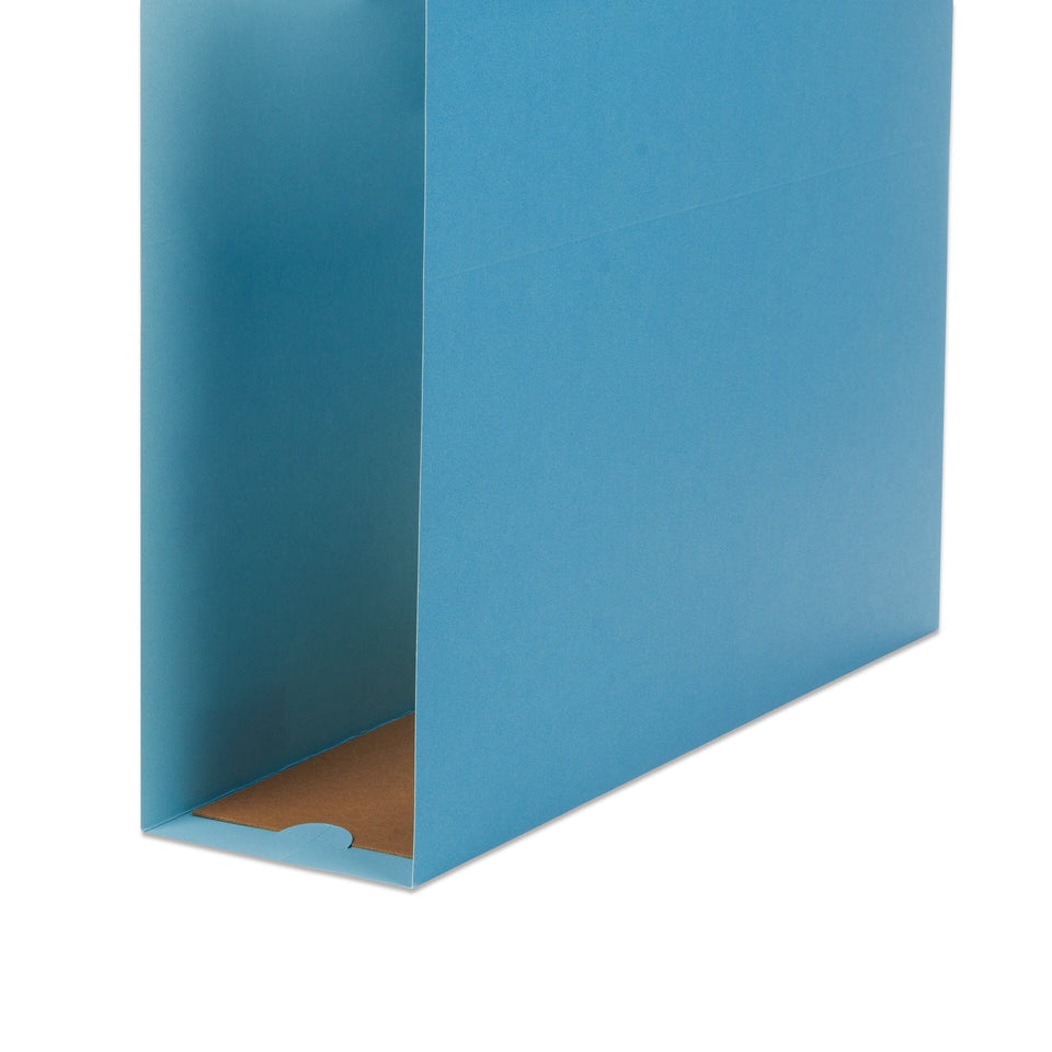 25 Extra Large Hanging File Folders, 25 Reinforced Hang Folders, Heavy Duty Wide 3’’ Expansion, Letter Size, Designed for Bulky Files, Medical Charts, and More, Letter Size, 25 Pack, Assorted Colors Blue Summit Supplies 