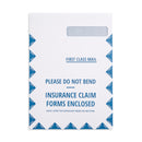 Blue Summit CMS 1500 Jumbo Right Window HCFA Envelope - 9” x 12.5” - 100 Insurance Claim Envelopes with Security Tint and Peel and Seal
