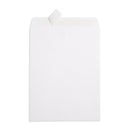 Blue Summit 100 White Catalog Envelopes - 28lb - 9 x 12 inch - Security Tinted, Strong Self Seal